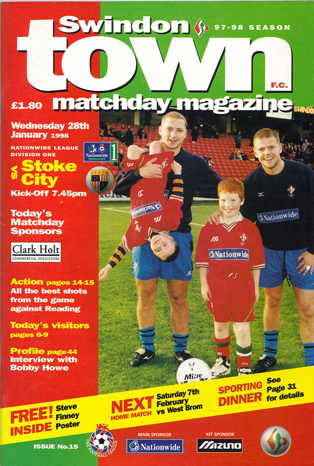 <b>Wednesday, January 28, 1998</b><br />vs. Stoke City (Home)